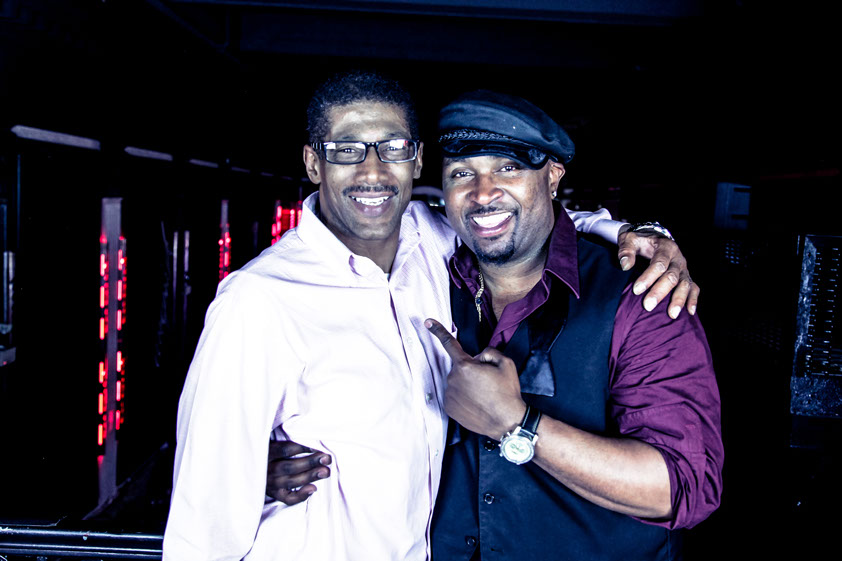 Photo Of Lamont Fleming and Legendary Music executive Timmy allen.